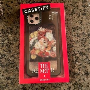 NWT Casetify THE MET Bouquet of Chrysanthemums iPhone XS Max Case